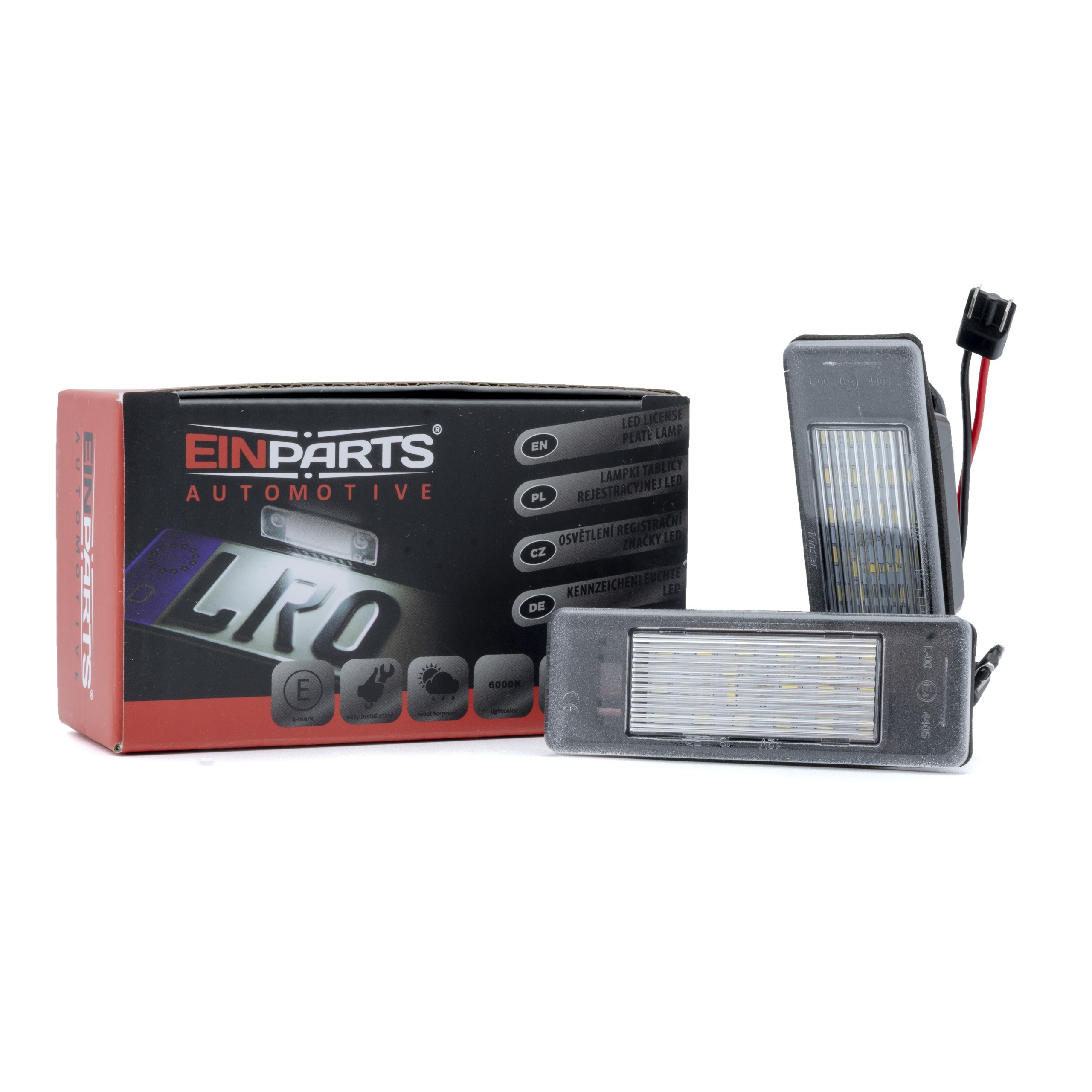 Skiltlys LED FIAT PEUGEOT CITROEN Mercedes Benz Nissan VW