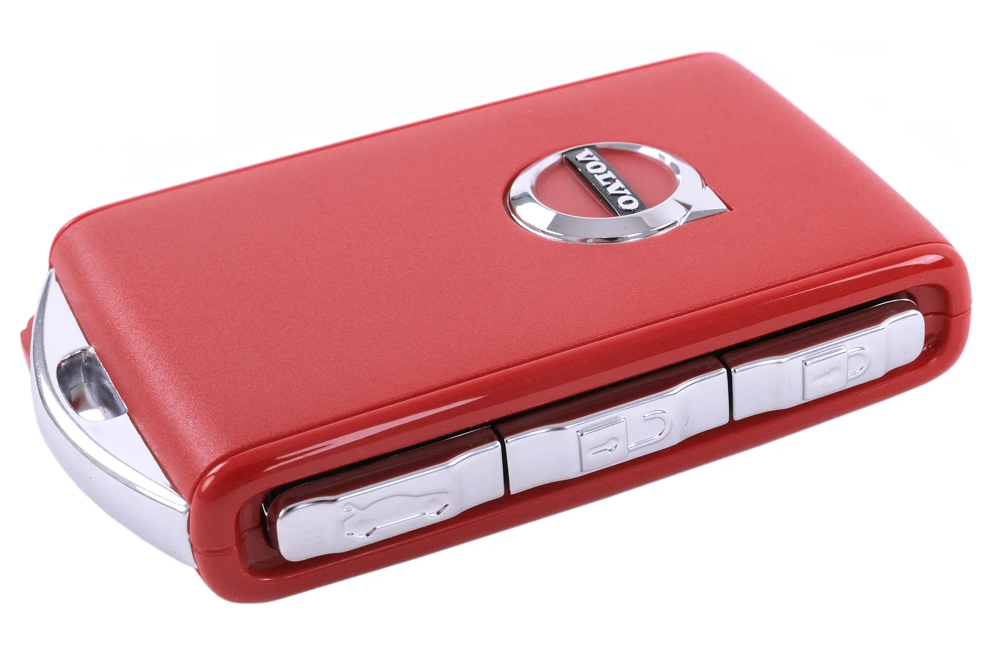 2 x Fjernkontrollnøkkel Volvo Genuine® S60 S90 V60 V90 XC40 XC60 XC90 │ Red Key + sort, programmering kreves – bilde 3