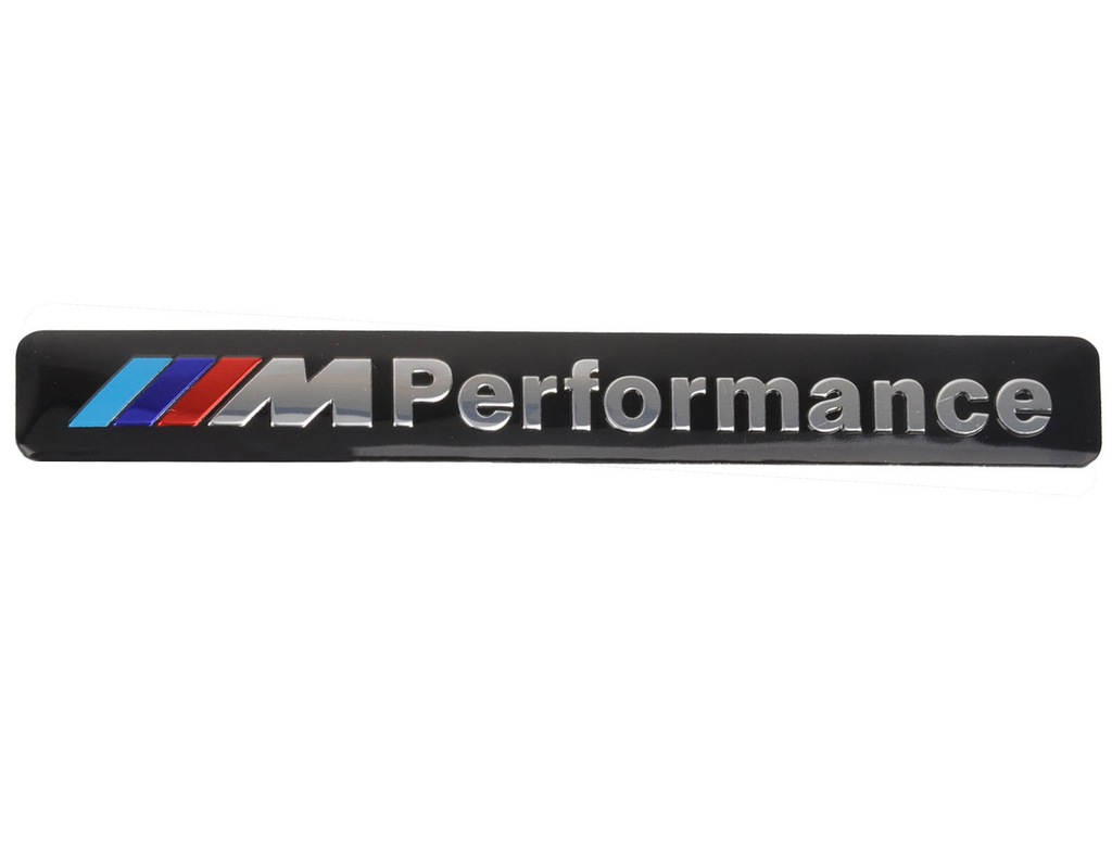 3D BMW M Perfromance emblem merke ALU Black Edition M3 M4 M5 E60 E39 E46 E30