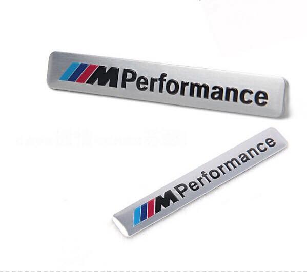 3D BMW M Perfromance emblem merke ALU Silver Edition M3 M4 M5 E60 E39 E46 E30
