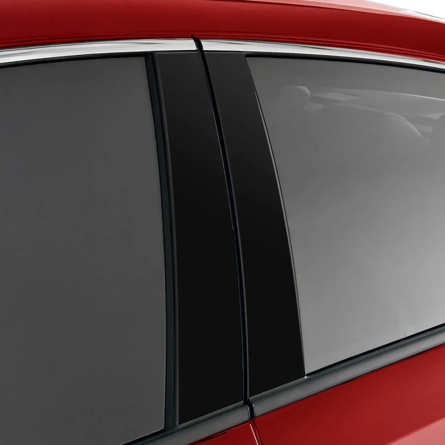 6-i-1 Stolpebeskyttere Volkswagen Passat B8 2024 - 2026 │ PPF beskyttelsesfolie Sort Grizz BodyShield Black - sett 6 stk. – bilde 2