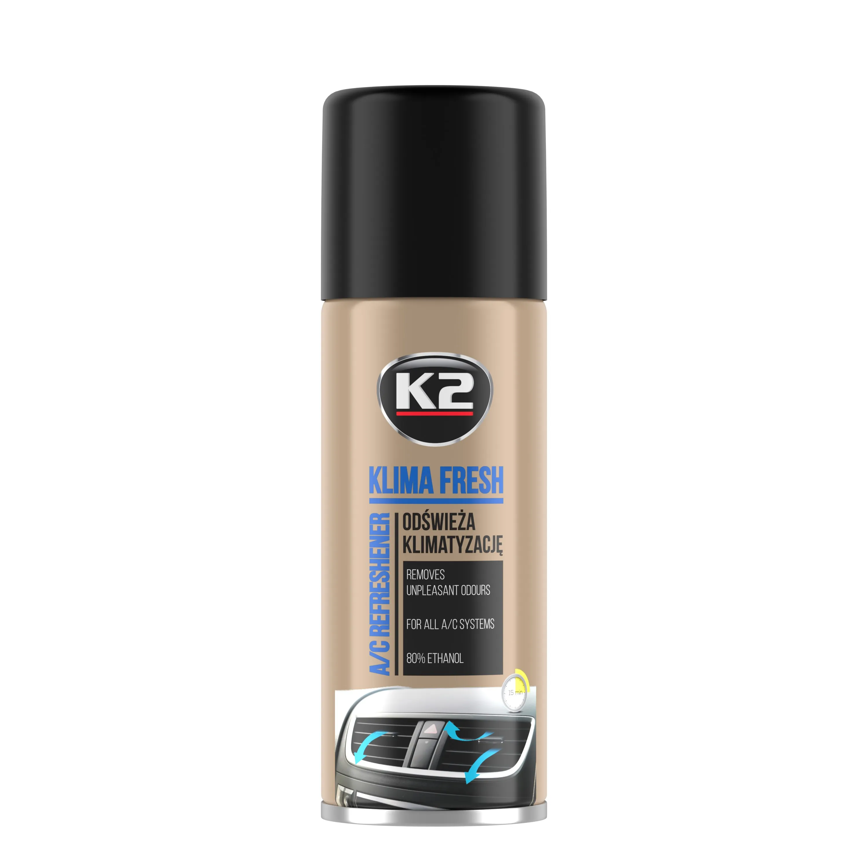 AC-rens K2 Klima Fresh Blueberry - 150ml – bilde 3