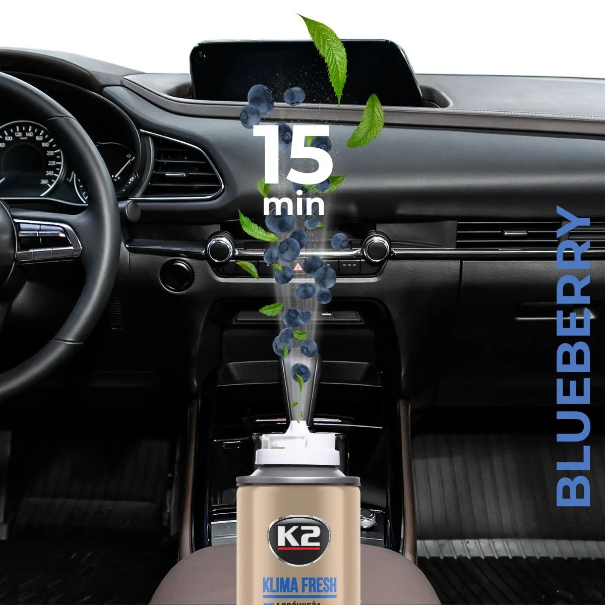 AC-rens K2 Klima Fresh Blueberry - 150ml – bilde 8