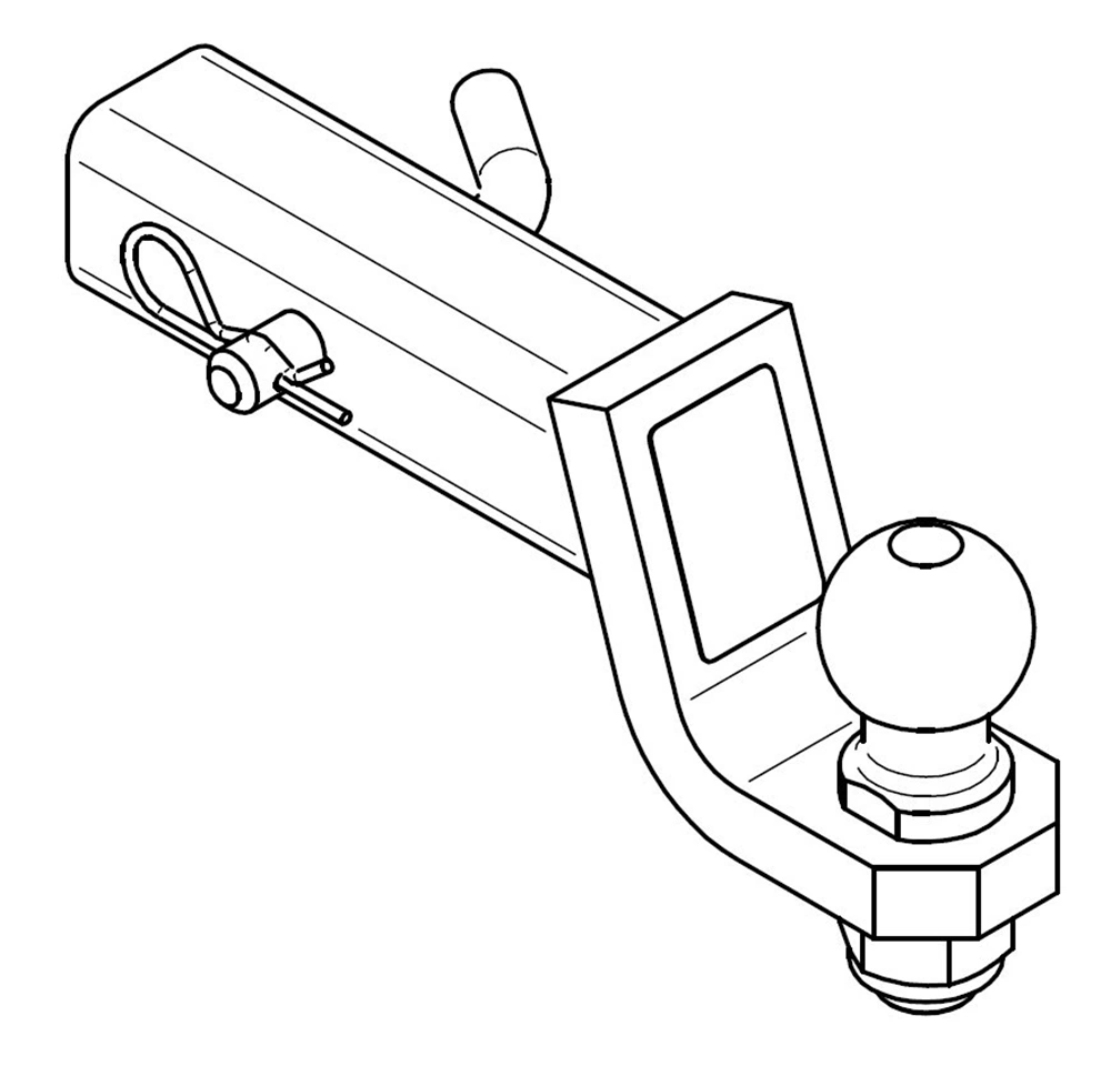 Adapter for amerikansk tilhengerfeste │ ZK-1 – med 35 mm senket kule og europeisk typegodkjenning Image 5