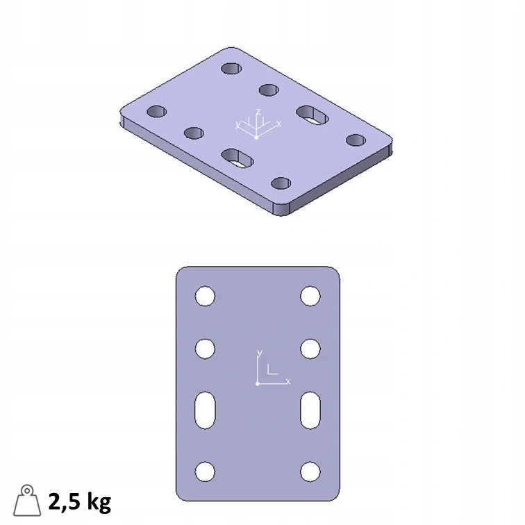 Adapter for regulering av høyde på tilhengerkule – 105 mm / 90 mm boltavstand │  Hengerfeste senk Image 4