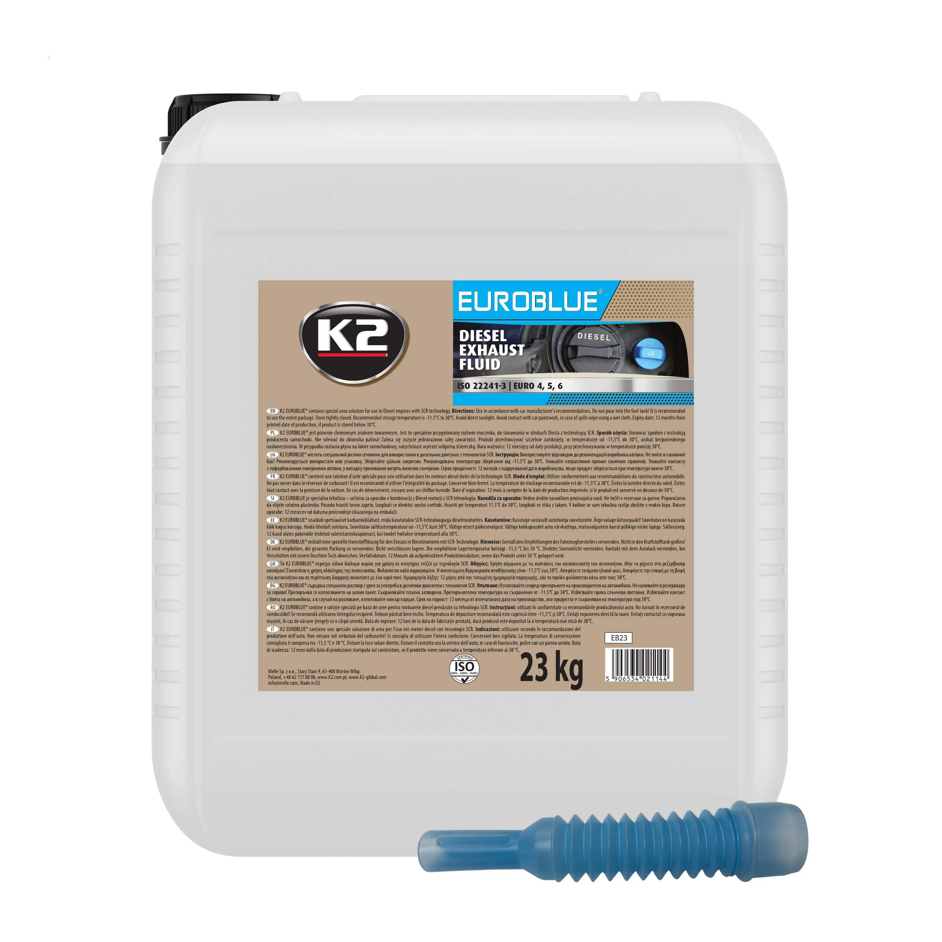 AdBlue K2 Euroblue - 23kg
