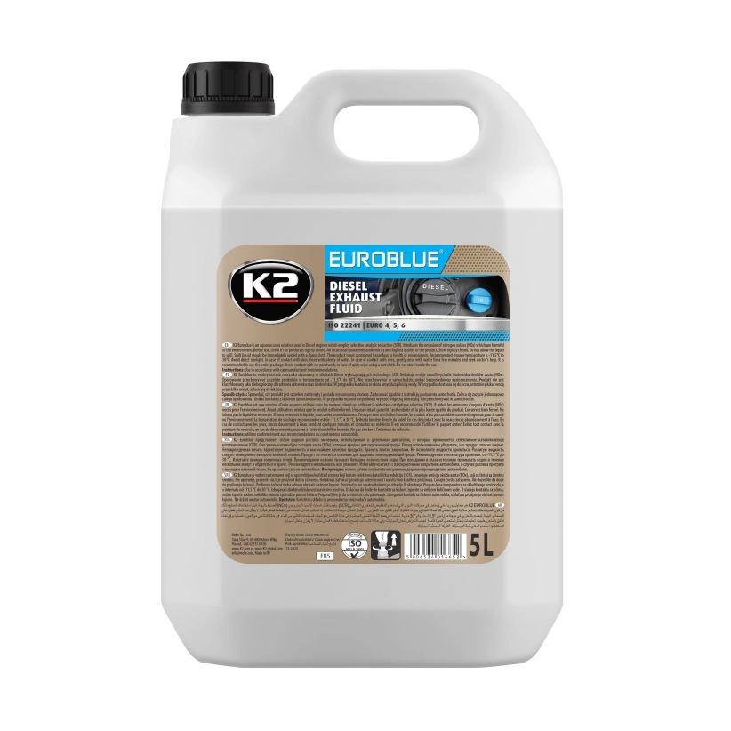 AdBlue K2 Euroblue │ Urealøsning for dieselmotorer med SCR-teknologi - 5L