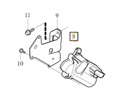 Aktuator virvelspjeld (swirl) Volvo Genuine® C30 C70 S40 S60 S80 V50 V70 XC60 XC70 XC90 │ diesel