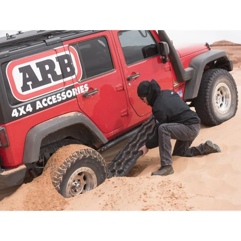 ARB TRED PRO plast-traksjonsplater, sett, grå-oransje – bilde 3