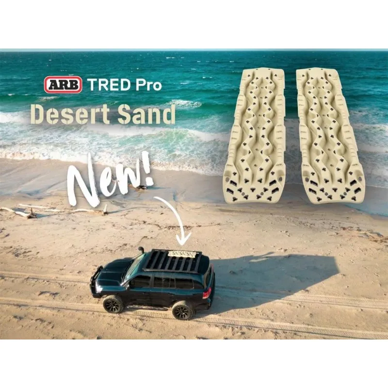ARB TRED PRO plast-traksjonsplater, sett, sandfarget. Begrenset utgave! – bilde 2