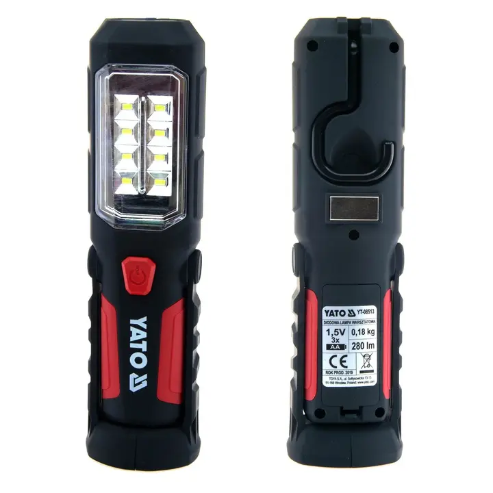 Arbeidslykt Yato LED 280 Lumen │ 2-in-1 Magnetic LED Work Light Image 1