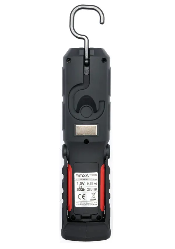 Arbeidslykt Yato LED 280 Lumen │ 2-in-1 Magnetic LED Work Light Image 4