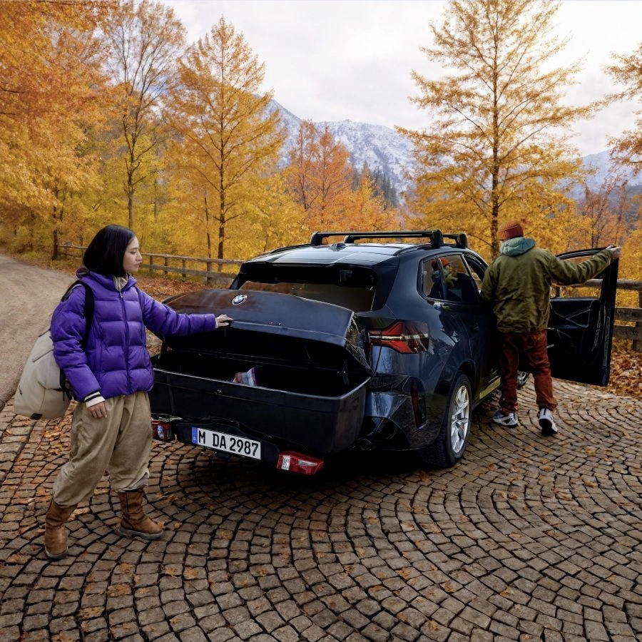 Bagasjeboks for sykkelstativ på hengerfeste BMW Rear Box │ Lasteboks 300 Liter Image 5