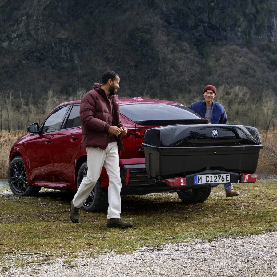 Bagasjeboks for sykkelstativ på hengerfeste BMW Rear Box │ Lasteboks 300 Liter Image 6