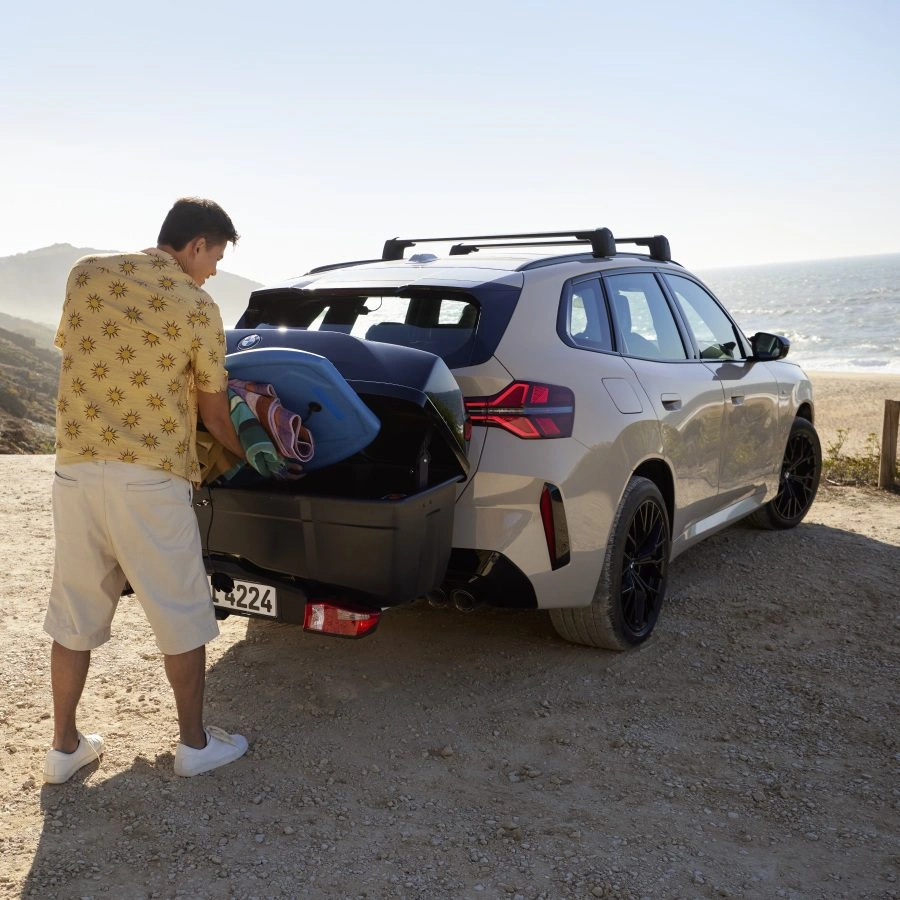 Bagasjeboks for sykkelstativ på hengerfeste BMW Rear Box │ Lasteboks 300 Liter Image 7