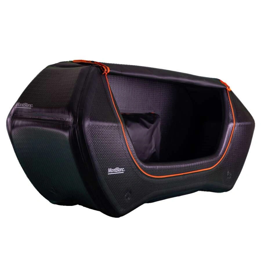 Bagasjeboks for tilhengerfeste Mont Blanc Senja Carbo Box │ Universell Oppblåsbar bagasjeboks for tilhengerfeste - Lasteboks 300 Liter