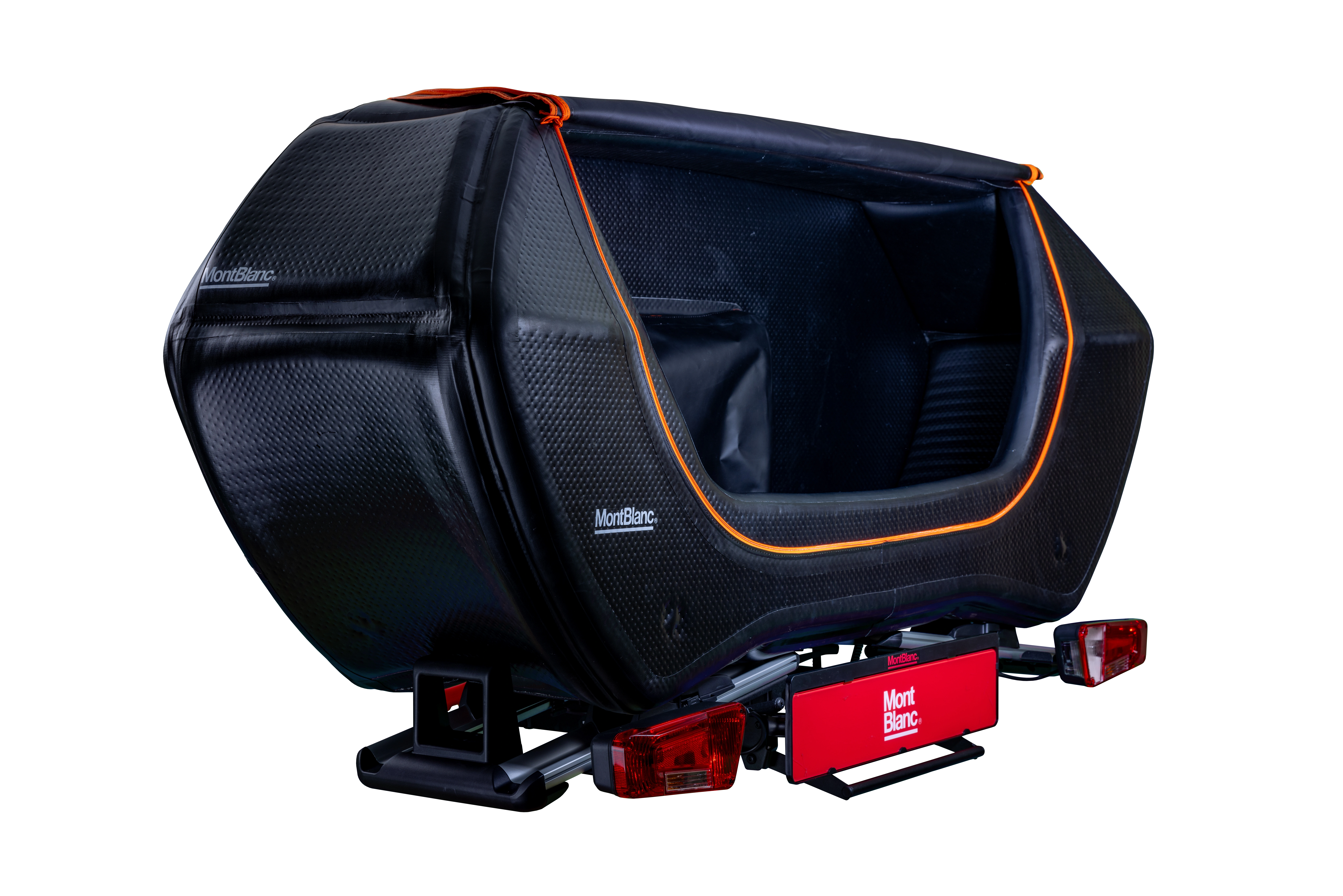 Bagasjeboks for tilhengerfeste Mont Blanc Senja Carbo Box │ Universell Oppblåsbar bagasjeboks for tilhengerfeste - Lasteboks 300 Liter Image 7