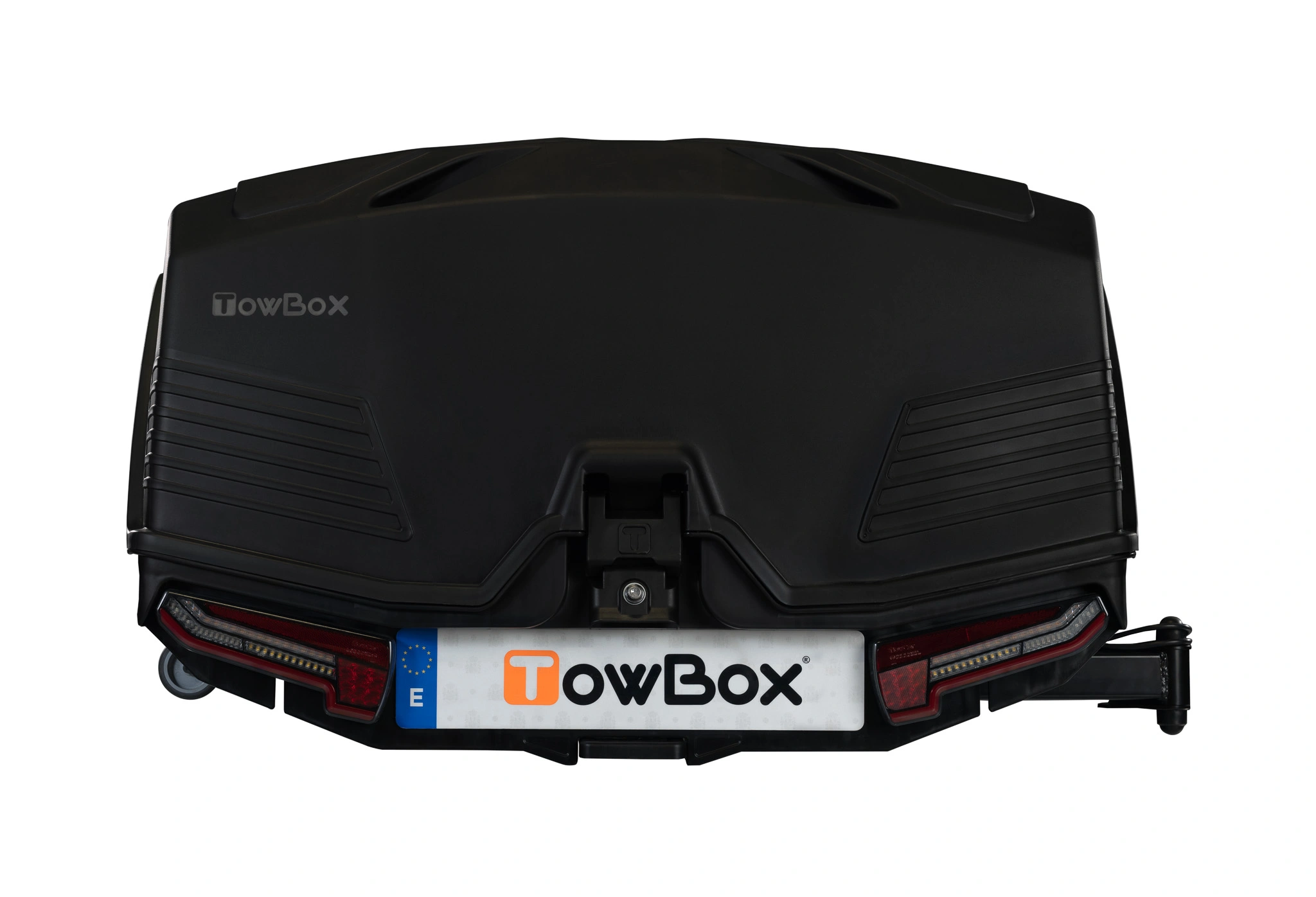 Bagasjeboks for tilhengerfeste TowBox Camper Life Long Black │ med kjøkkenmøbelsett - Lasteboks 400 Liter Image 8