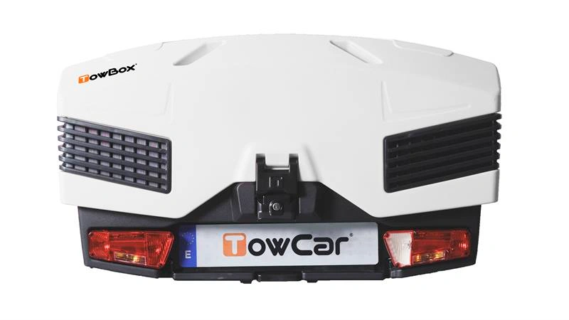 Bagasjeboks for tilhengerfeste TowBox EVO Arctic White │ Lasteboks 305 Liter – bilde 2