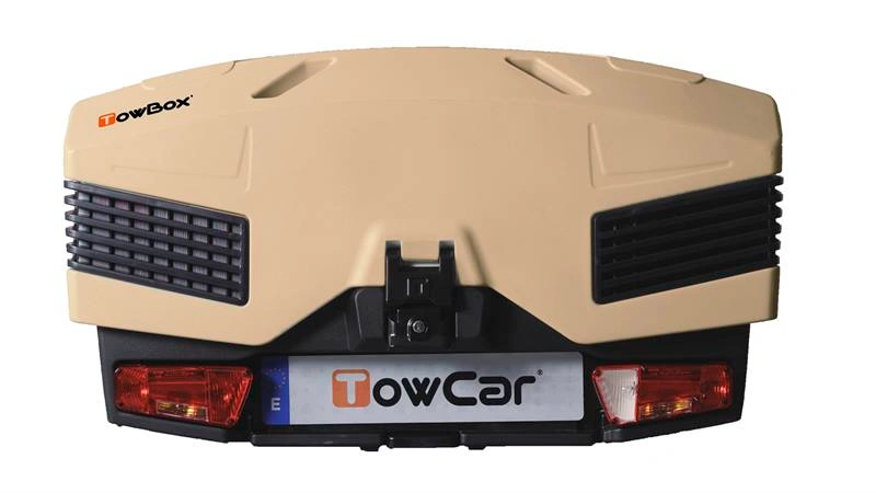 Bagasjeboks for tilhengerfeste TowBox EVO Camel │ Lasteboks 305 Liter – bilde 2