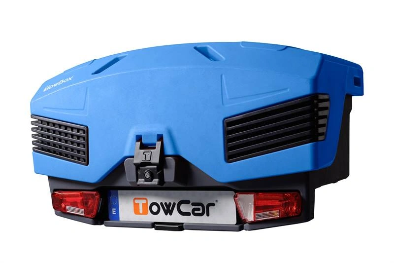 Bagasjeboks for tilhengerfeste TowBox EVO Marine Blue │ Lasteboks 305 Liter