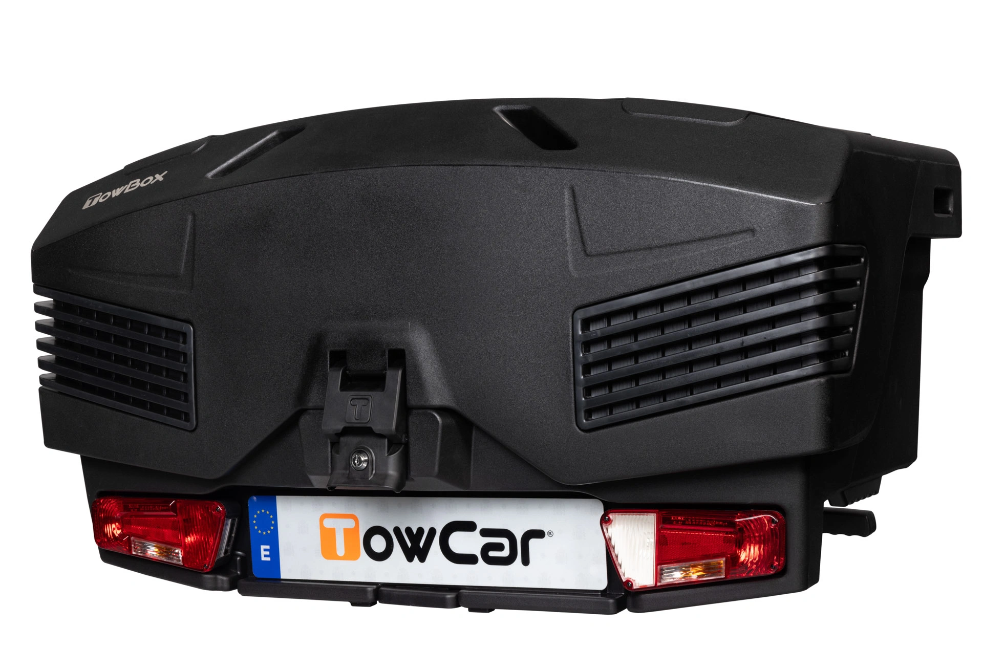 Bagasjeboks for tilhengerfeste TowBox EVO Urban Black │ Lasteboks 305 Liter Image 1