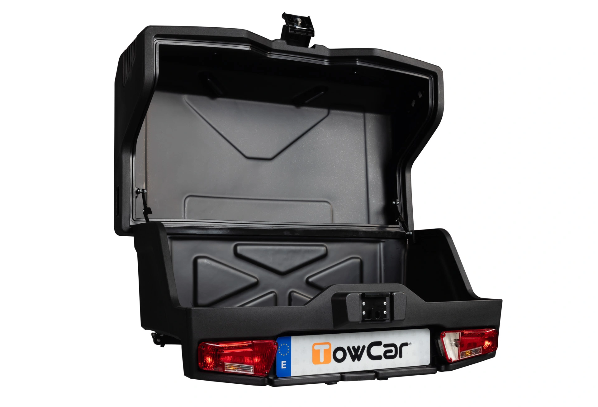Bagasjeboks for tilhengerfeste TowBox EVO Urban Black │ Lasteboks 305 Liter Image 6