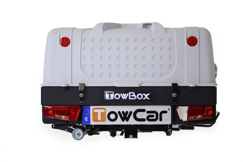Bagasjeboks for tilhengerfeste TowBox V1 Classic Grey │ Lasteboks 280 Liter – bilde 2