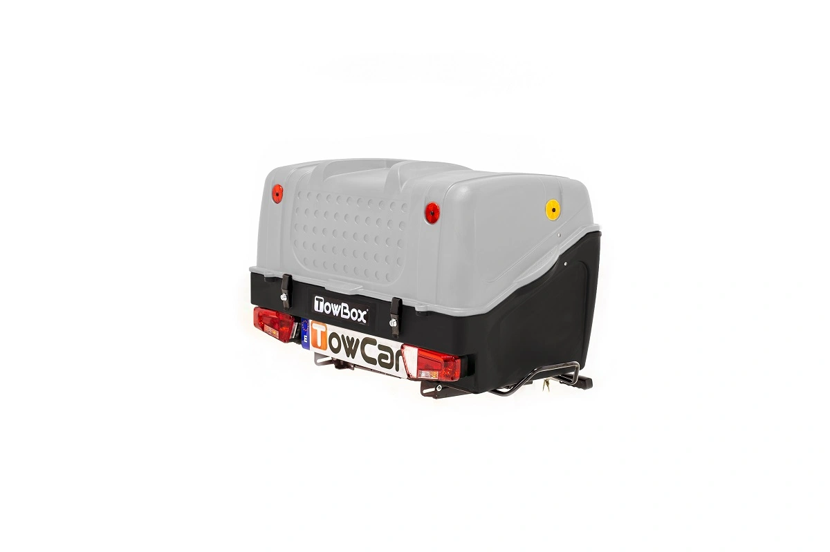 Bagasjeboks for tilhengerfeste TowBox V1 Classic Grey │ Lasteboks 280 Liter – bilde 4