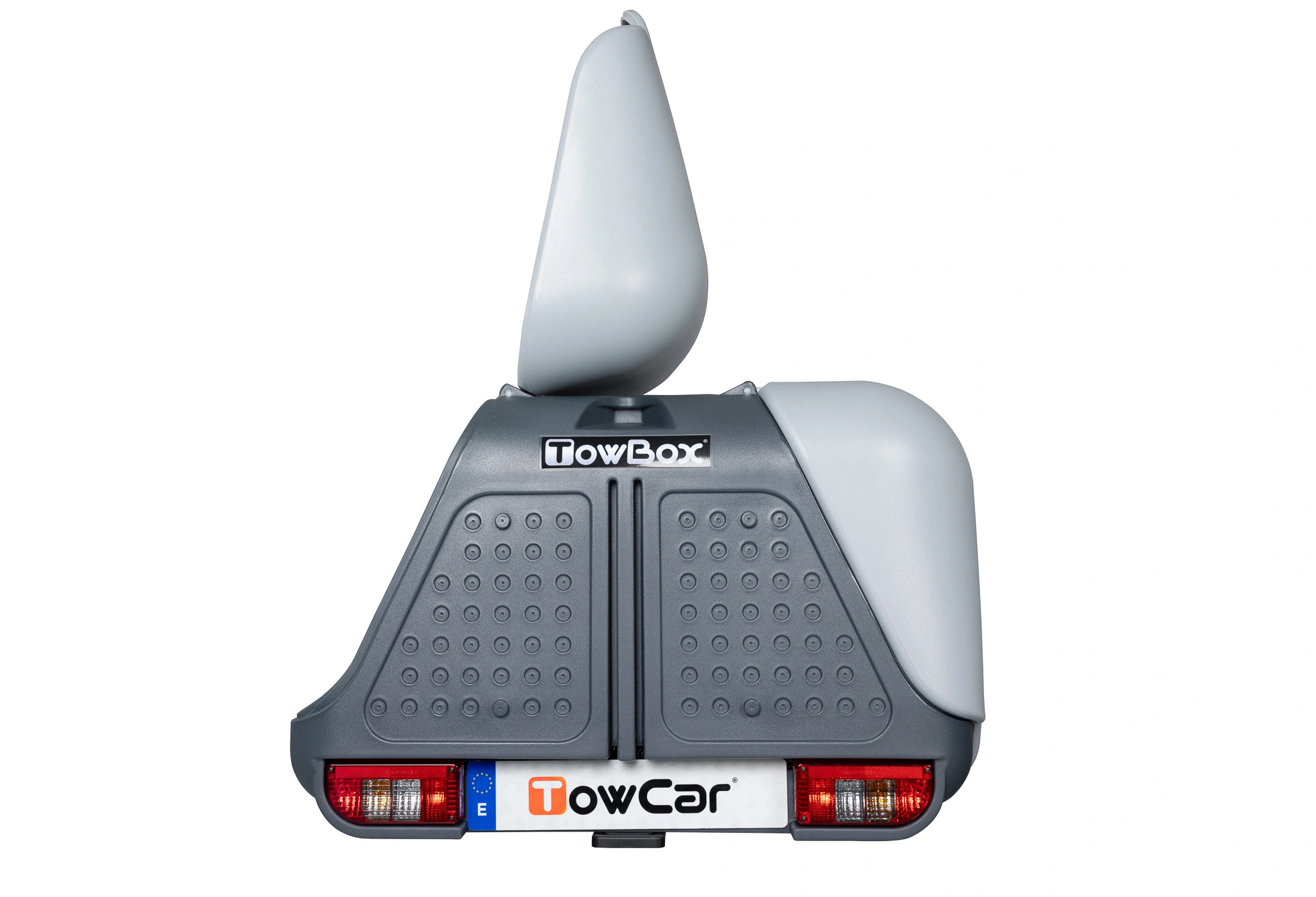 Bagasjeboks for tilhengerfeste TowBox V2 Classic Grey │ Lasteboks 390 Liter – bilde 5
