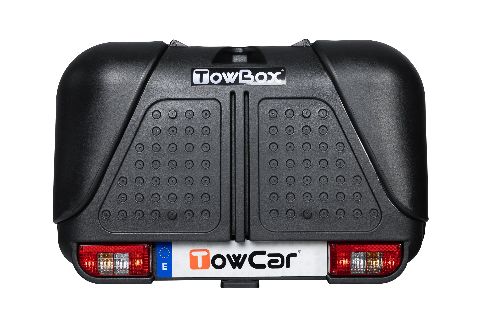 Bagasjeboks for tilhengerfeste TowBox V2 Urban Black │ Lasteboks 390 Liter – bilde 2