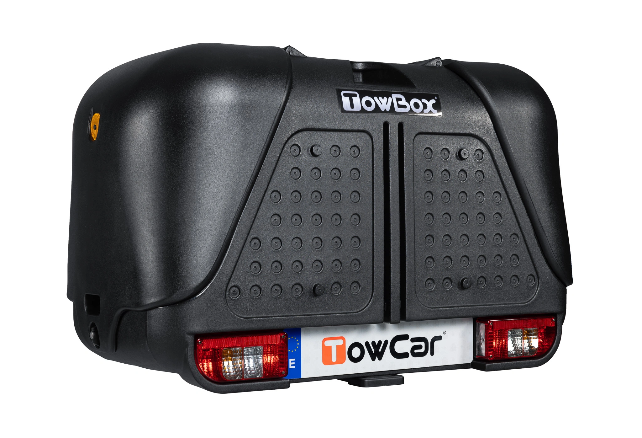 Bagasjeboks for tilhengerfeste TowBox V2 Urban Black │ Lasteboks 390 Liter – bilde 3