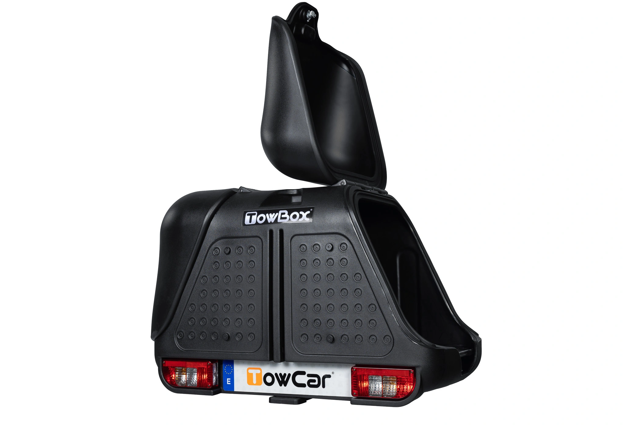 Bagasjeboks for tilhengerfeste TowBox V2 Urban Black │ Lasteboks 390 Liter – bilde 5