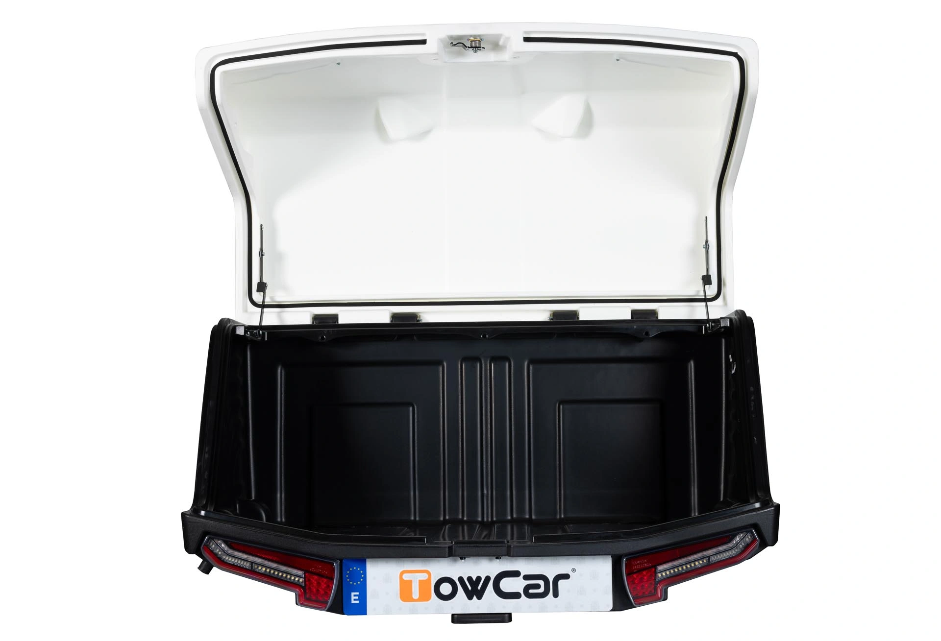 Bagasjeboks for tilhengerfeste TowBox V3 Arctic White │ Lasteboks 400 Liter – bilde 5