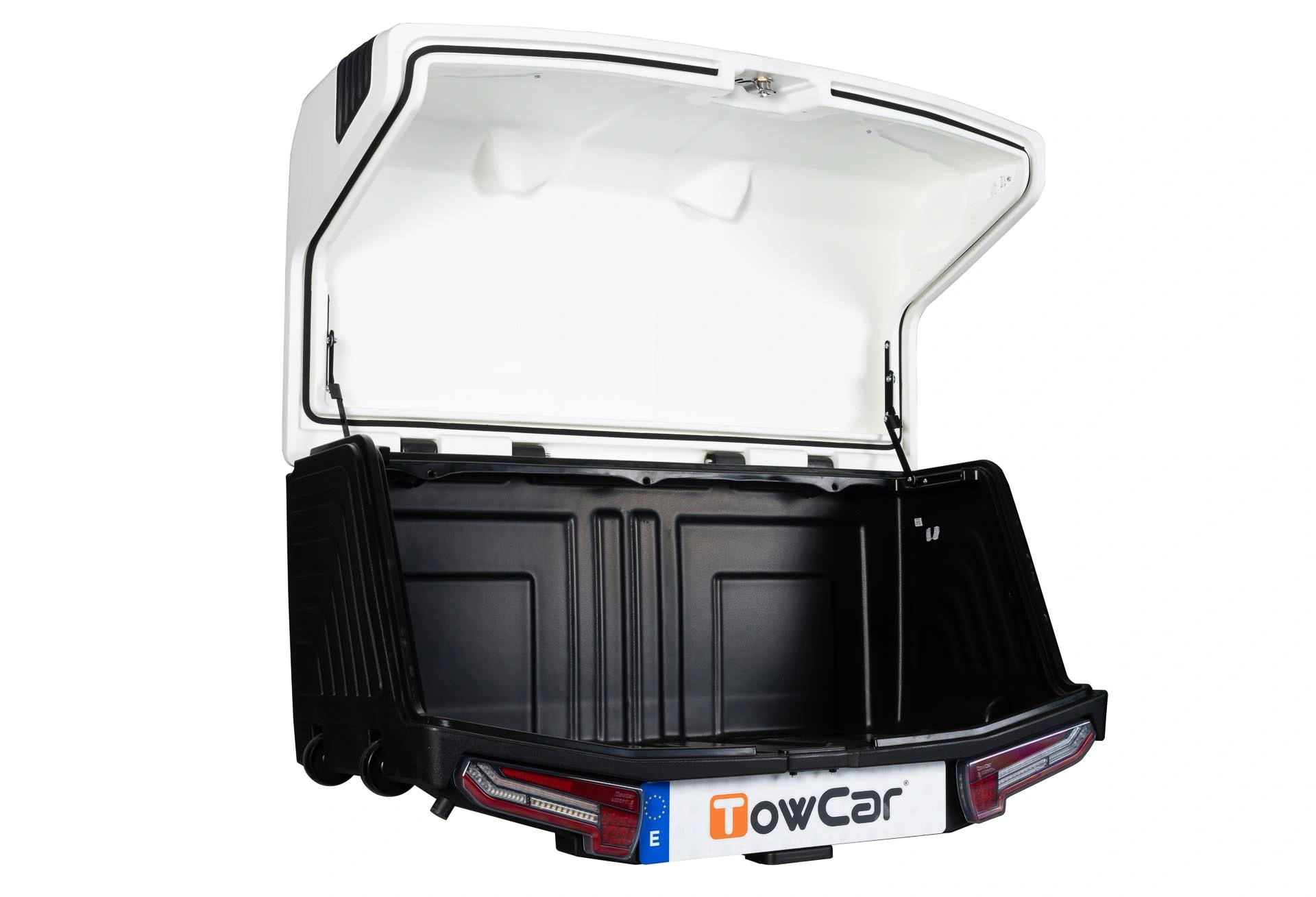 Bagasjeboks for tilhengerfeste TowBox V3 Arctic White │ Lasteboks 400 Liter – bilde 6