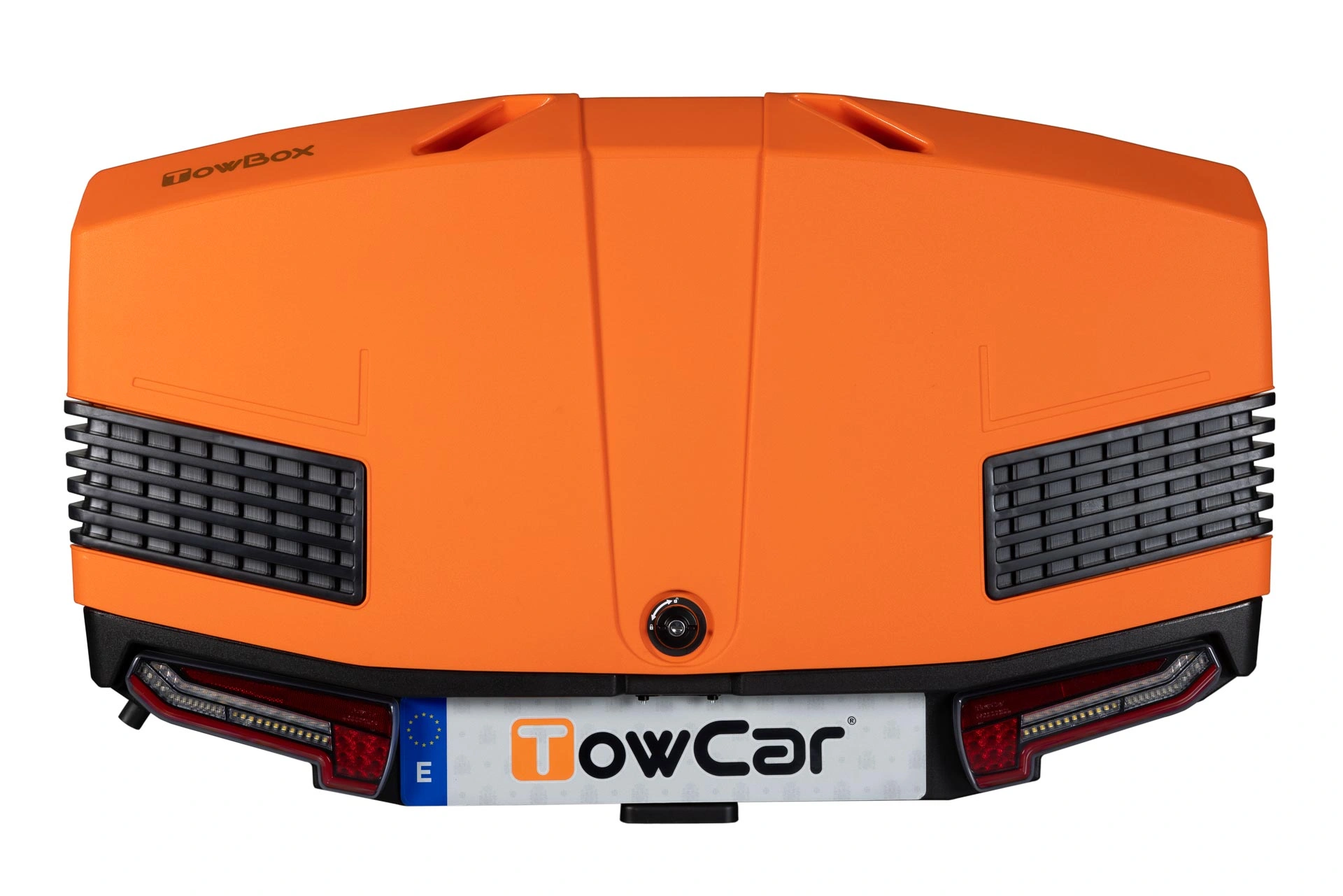 Bagasjeboks for tilhengerfeste TowBox V3 Sport Orange │ Lasteboks 400 Liter – bilde 2