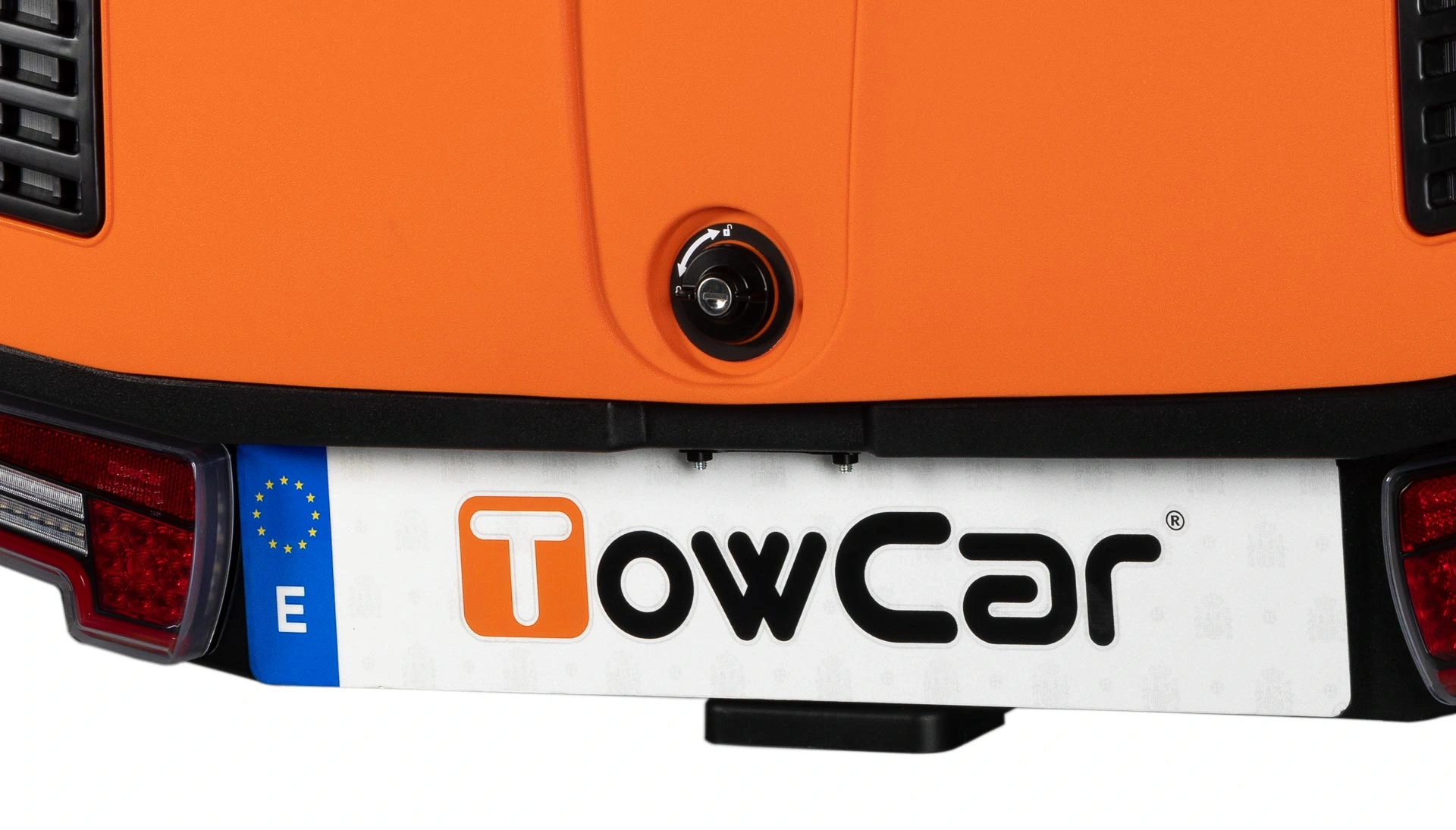 Bagasjeboks for tilhengerfeste TowBox V3 Sport Orange │ Lasteboks 400 Liter – bilde 5