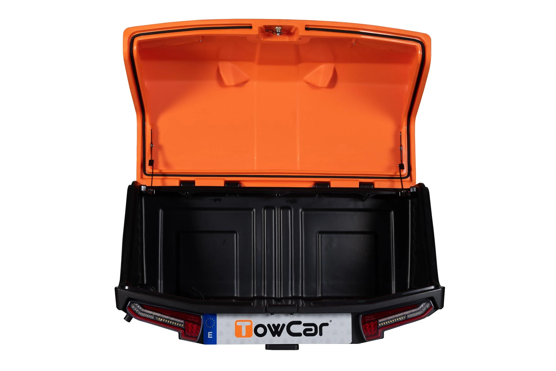 Bagasjeboks for tilhengerfeste TowBox V3 Sport Orange │ Lasteboks 400 Liter – bilde 8
