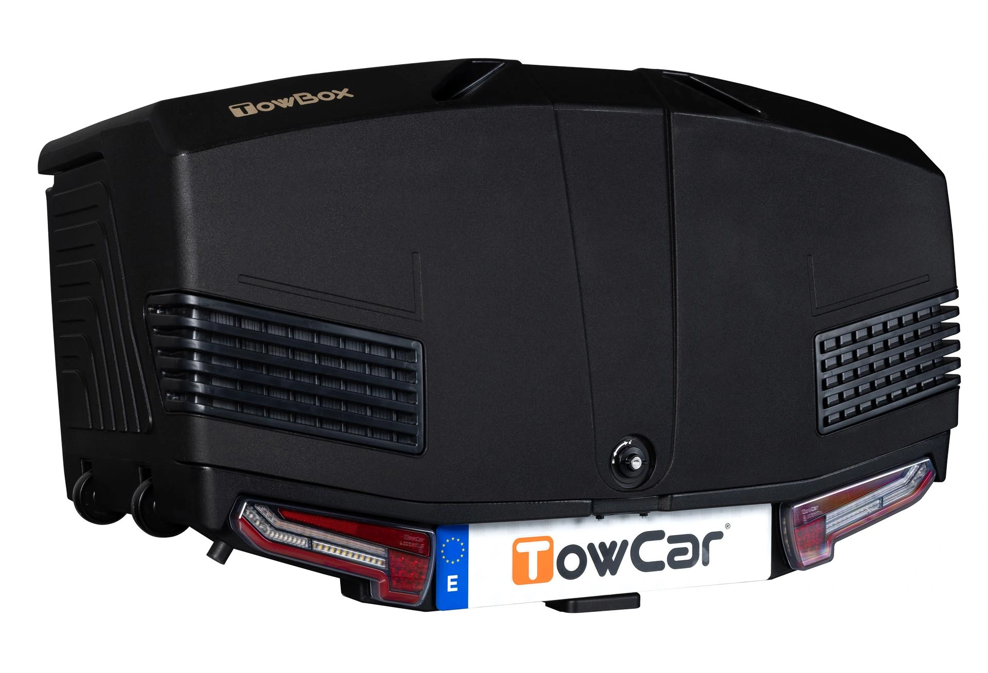 Bagasjeboks for tilhengerfeste TowBox V3 Urban Black │ Lasteboks 400 Liter Image 3