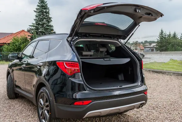Bagasjerom rollon Hyundai santa Fe III 2012-2018 │ Uttrekkbart bagasjeromstrekk – bilde 2
