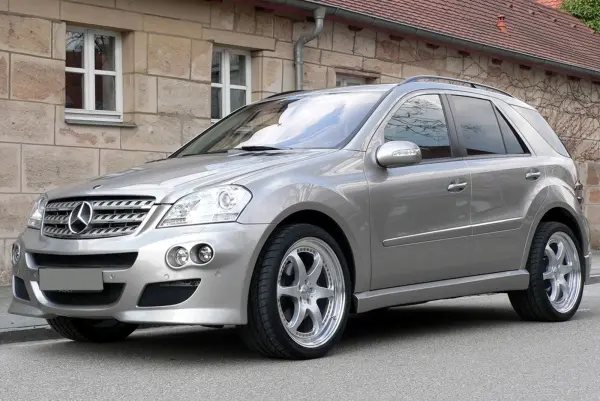 Bagasjerom rollon Mercedes-Benz ML  2006-2011  │ Uttrekkbart bagasjeromstrekk – bilde 4