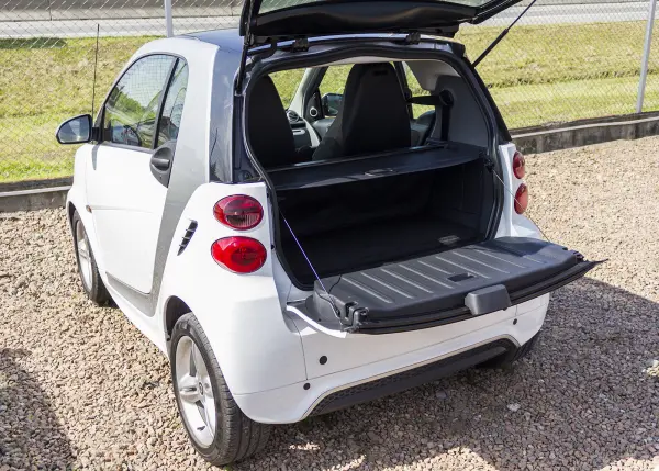 Bagasjerom rollon Smart Fortwo 2012-2015 │ Uttrekkbart bagasjeromstrekk – bilde 3