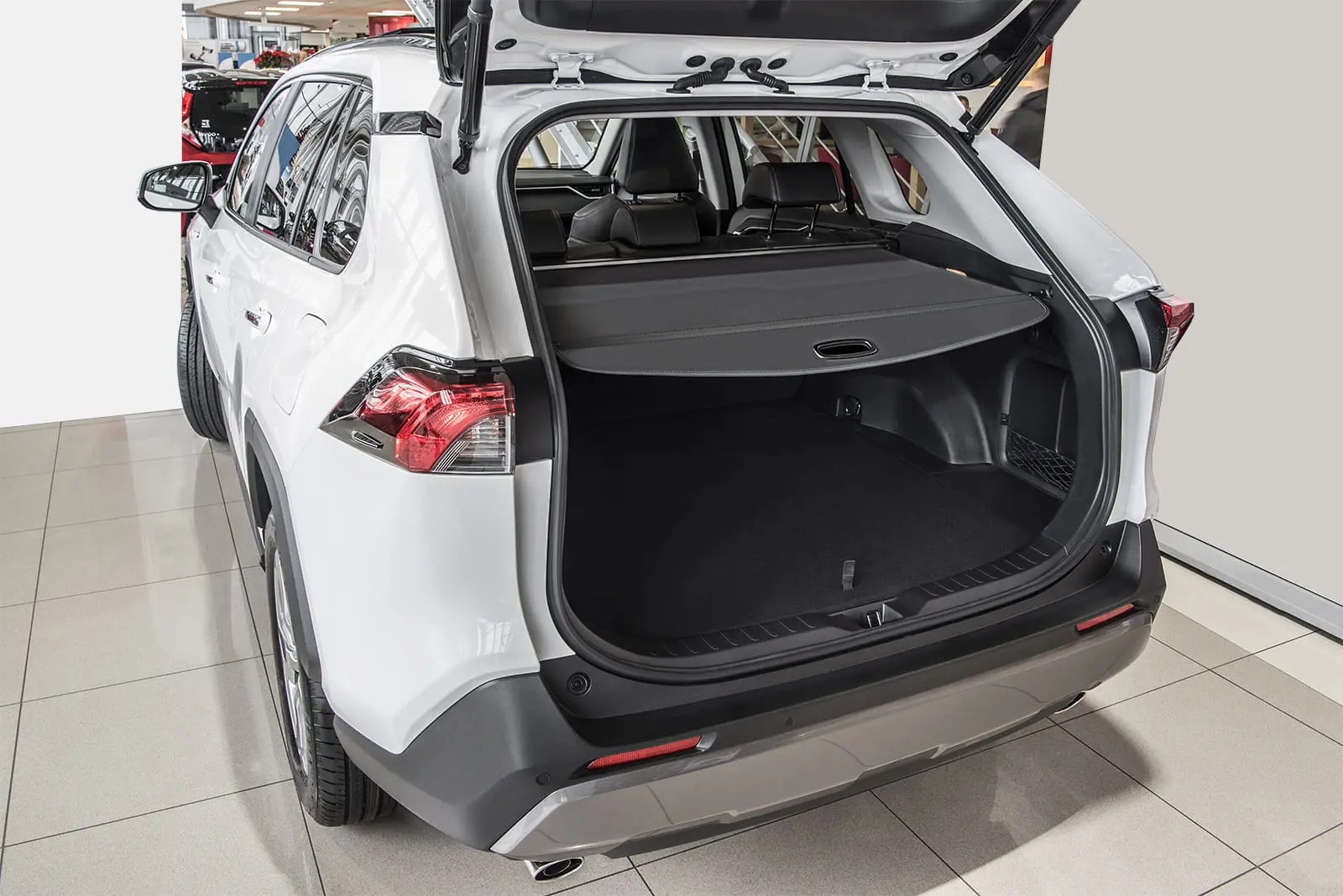 Bagasjerom rollon Toyota RAV4 V 2019 -> / Toyota RAV4 Plug-in Hybrid 2020 -> │ Uttrekkbart bagasjeromstrekk