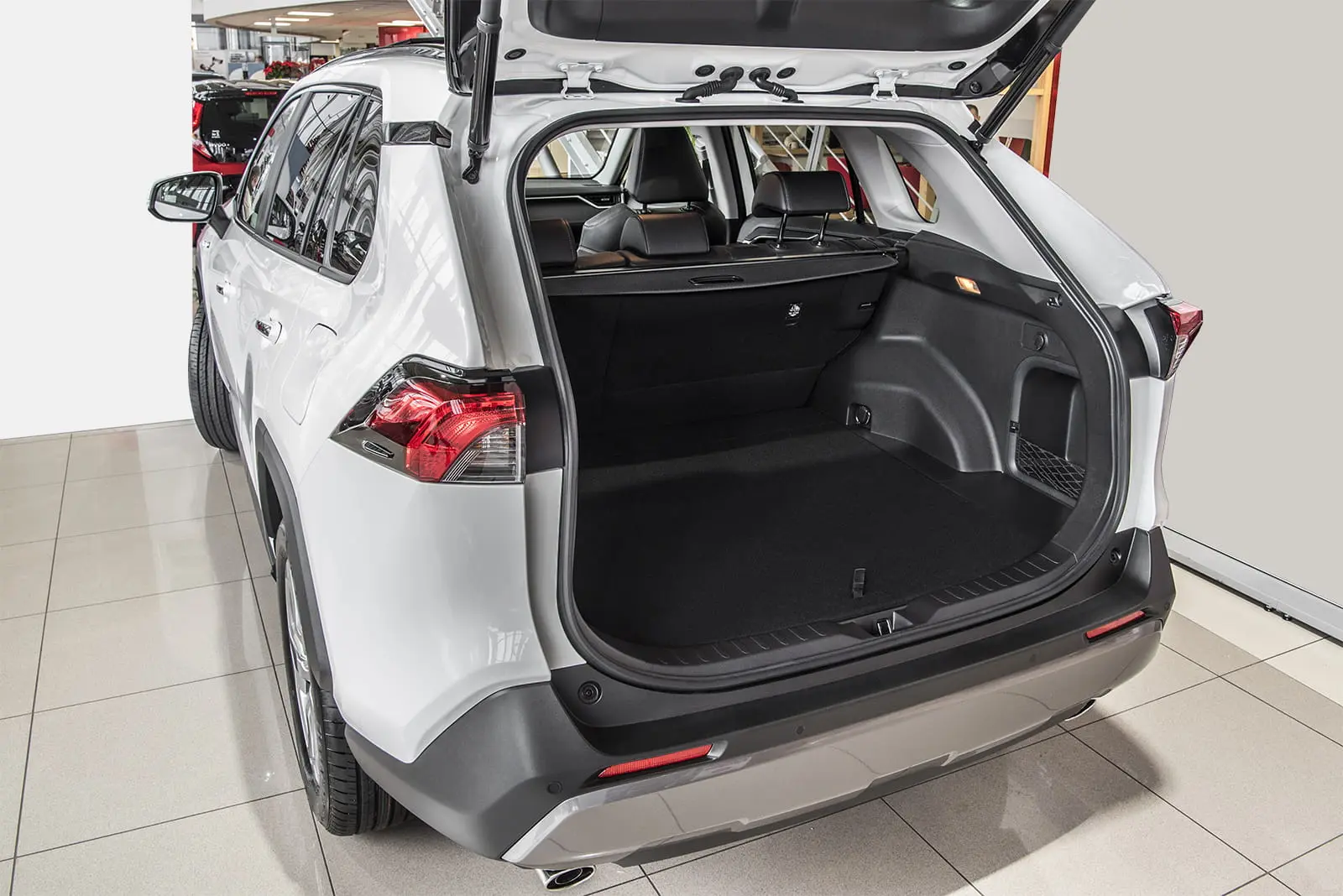 Bagasjerom rollon Toyota RAV4 V 2019 -> / Toyota RAV4 Plug-in Hybrid 2020 -> │ Uttrekkbart bagasjeromstrekk Image 2