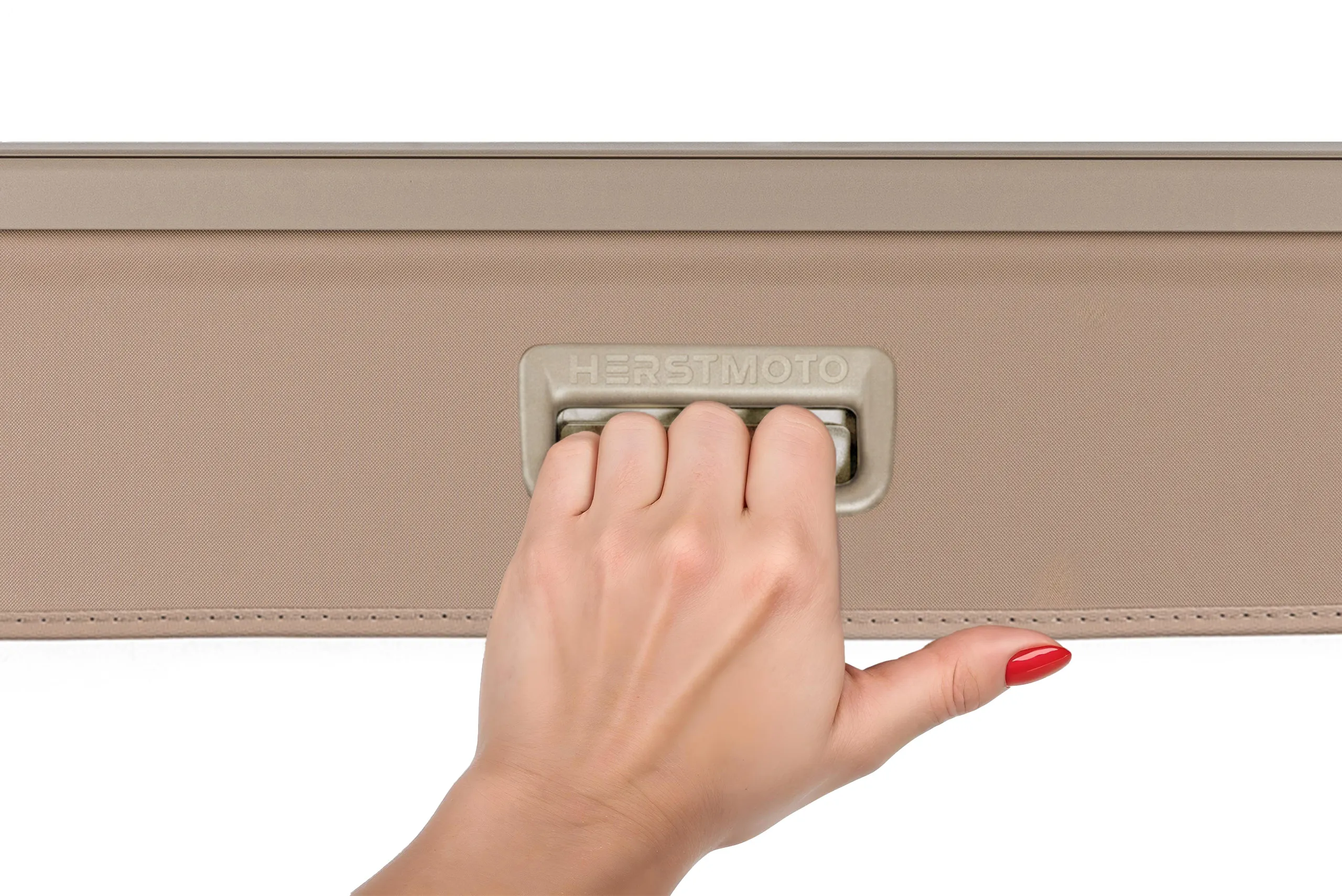 Bagasjerom rollon Volvo V70 2007 - 2016 / Volvo XC70 2007 - 2016 │ Uttrekkbart bagasjeromstrekk - Beige – bilde 7