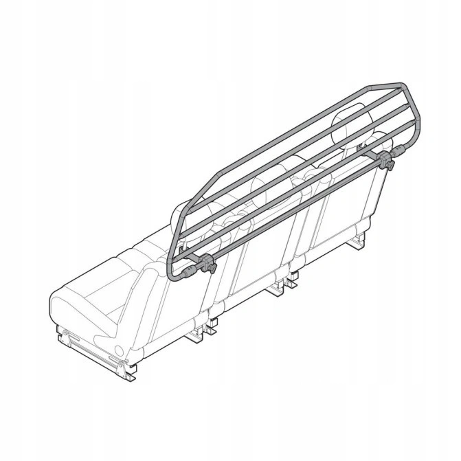 Bagasjeromsgitter Ford Mustang Mach-e │ Hundegitter Half Height Cargo Guard – bilde 5