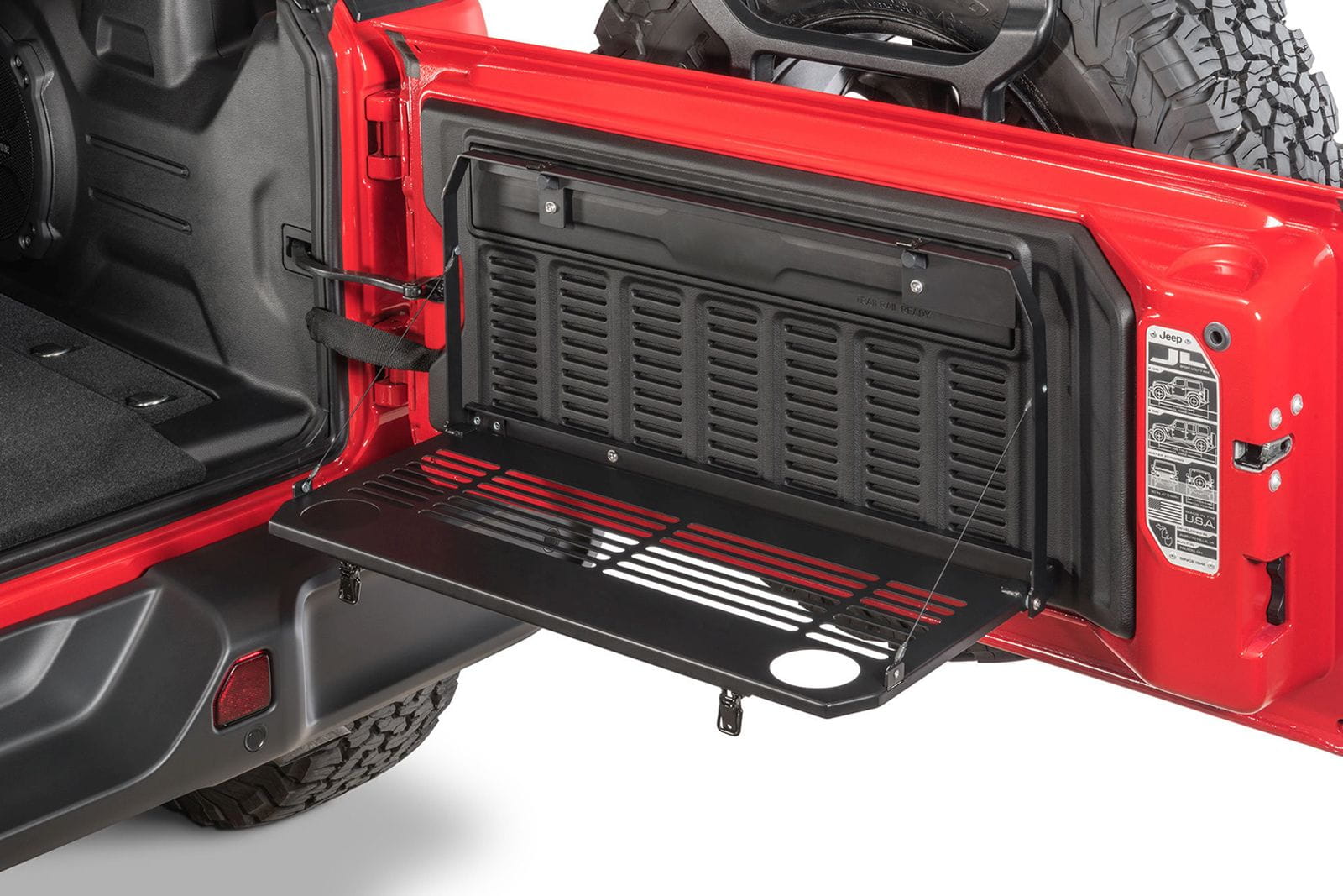 Bagasjeromshylle Jeep Wrangler JL 2017 ->