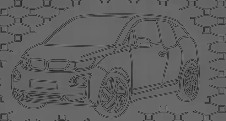 Bagasjeromsmatte BMW i3 2013 - 2022 Image 3