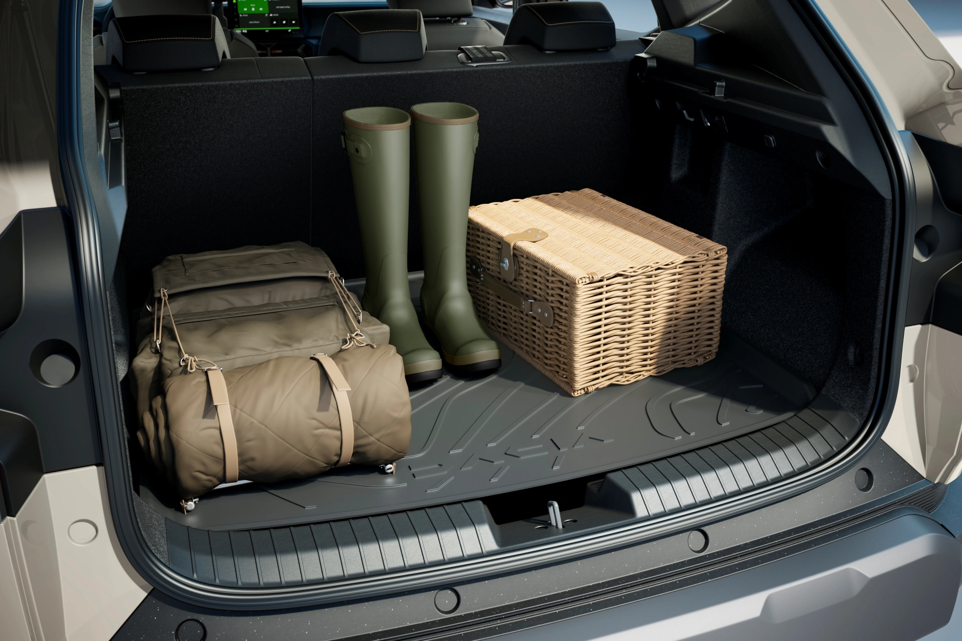 Bagasjeromsmatte Dacia Duster III 2024 -> │ uten variabelt bagasjeromsgulv - Genuine® Boot Liner – bilde 4