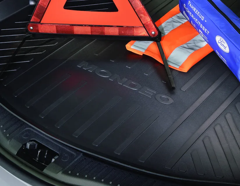 Bagasjeromsmatte Ford Mondeo IV Stasjonsvogn 2007 - 2014 │ Genuine® Rubber Boot Liner Mat Anti-Slip